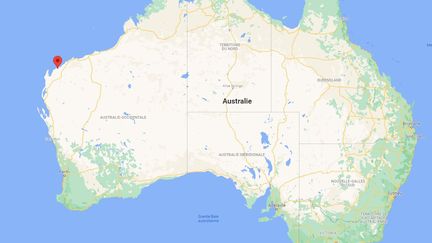 Une température record de 50,7 °C a été enregistrée à Onslow, en Australie-Occidentale, le 13 janvier 2022. (GOOGLE MAPS)