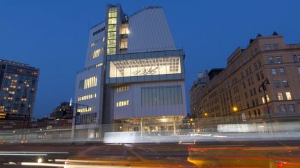 Le nouveau bâtiment du Whitney Museum à New York dans le Meatpacking District, le 21 avril 2015.
 (Mark Lennihan/AP/SIPA)