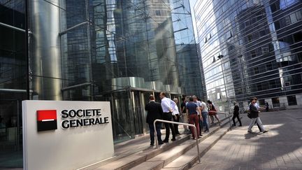 Le siège de la Société générale, dans le quartier de la Défense (Hauts-de-Seine), le 30 septembre 2016. (SERGE ATTAL / ONLY FRANCE / AFP)