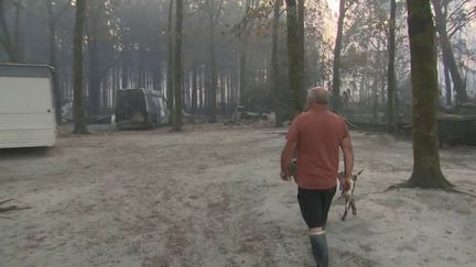 Incendie en Gironde : miraculés, un pêcheur et sa femme ont tout perdu (France 3)