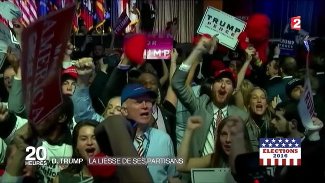 Élection de Donald Trump : les partisans exultent