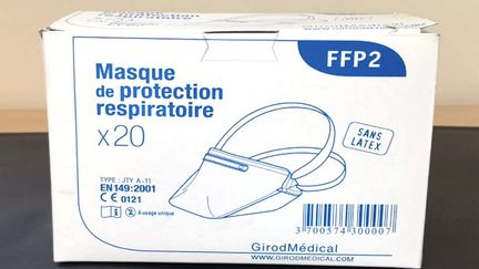 Des&nbsp;masques de protection FFP2 (illustration). (ALAIN DELPEY / MAXPPP)