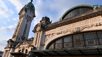 La gare de Limoges, en mars 2020. (STEPHANE LEFEVRE / MAXPPP)