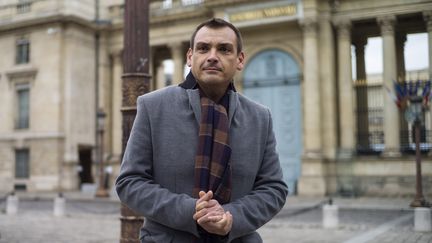 Benjamin Cauchy, porte-parole des "gilets jaunes libres". (YOAN VALAT / EPA)