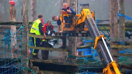 Mais plus d'un tiers des participants n'a pas atteint l'arriv&eacute;e, victime de blessures, hypothermie ou d&eacute;shydratation... (MICHAEL REGAN / GETTY IMAGES)