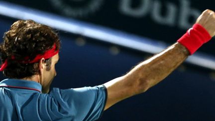 Roger Federer (Dubaï) (KARIM SAHIB / AFP)