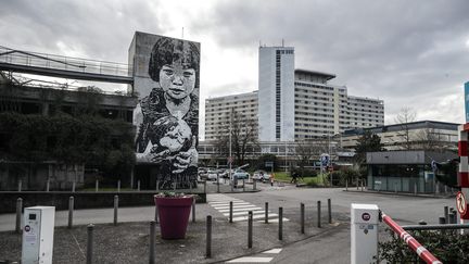 L'hôpital Pellegrin de Bordeaux, où était hospitalisé un malade du coronavirus Covid-19, ici le 25 janvier 2020. (DAVID THIERRY / MAXPPP)