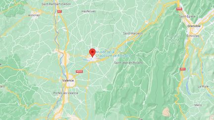 L'incendie s'est déclenché sur le site nucléaire de Romans-sur-Isère. (GOOGLE MAPS)