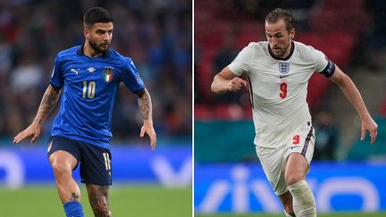 L'Italie de Lorenzo Insigne affronte l'Angleterre de Harry Kane en finale de l'Euro 2021. (FRANK AUGSTEIN / AFP)