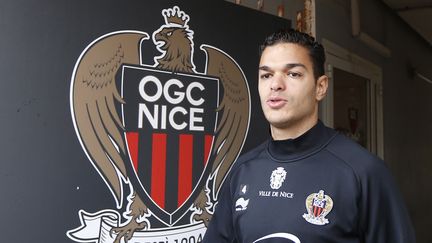 Hatem Ben Arfa, le 3 f&eacute;vrier 2015 &agrave; Nice (Alpes-Maritimes) lors d'un entra&icirc;nement avec son club de l'OGC Nice. (VALERY HACHE / AFP)