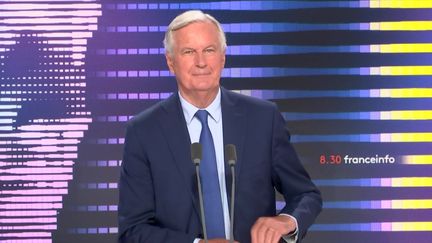 Michel Barnier, cadre des Républicains, ancien ministre, était mercredi 22 juin l'invité du 8h30 franceinfo.&nbsp; (FRANCEINFO / RADIOFRANCE)