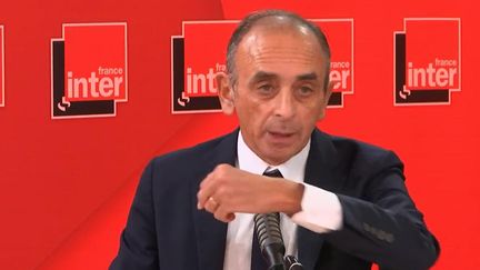 Eric Zemmour, le 7 février 2022 sur France Inter. (FRANCE INTER / RADIO FRANCE)