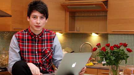 Nick D'Aloisio, le 18 janvier 2012, &agrave; l'&acirc;ge de 16 ans, &agrave; Londres (Royaume-Uni). (REX / SIPA)