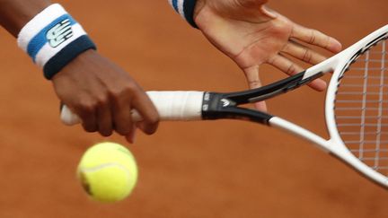 Une joueuse de tennis effectue un revers lors de la deuxième journée de l'Open d'Italie au Foro Italico le 15 septembre, 2020. (Illustration) (CLIVE BRUNSKILL / POOL)