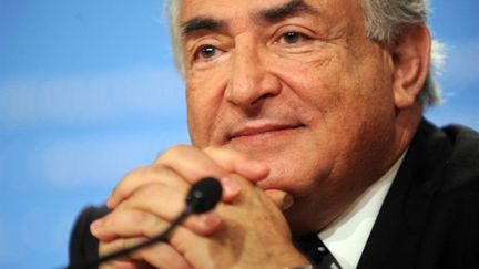 Le directeur général du FMI, Dominique Strauss-Kahn, le 7 octobre 2010 à Washington. (AFP)