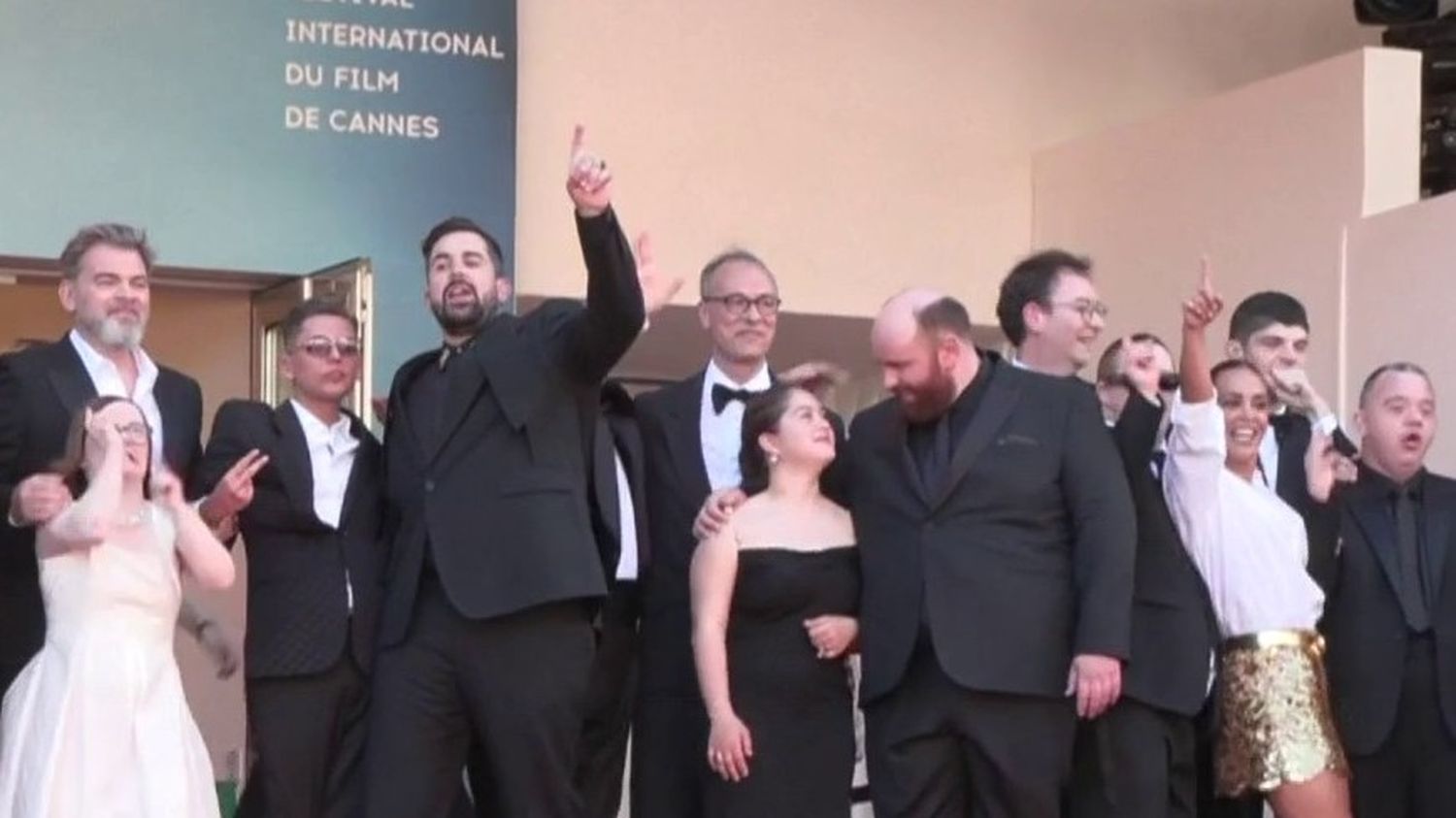 Festival de Cannes les acteurs du film "Un p’tit truc en plus" en