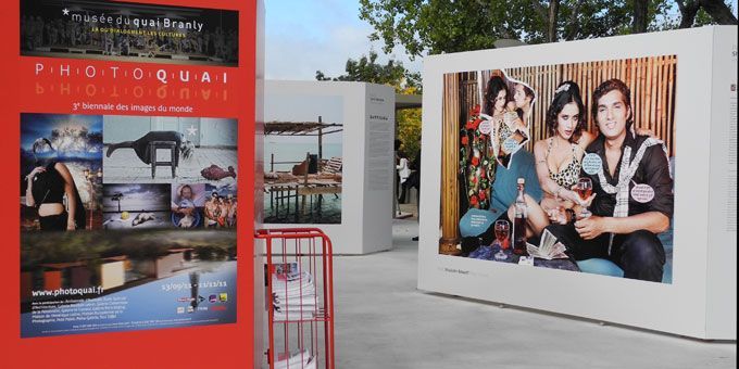 Photoquai 2011, biennale de photos du monde sur le quai Branly
 (photo Valérie Oddos / Culturebox)