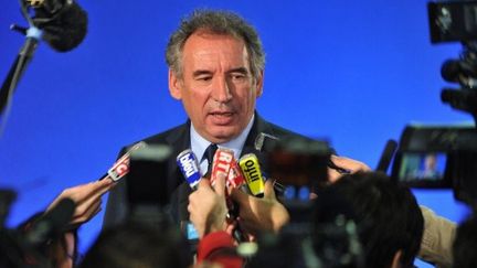 Dures législatives pour le MoDem et François Bayrou, qui perd son siège à l'Assemblée. (PIERRE ANDRIEU / AFP)