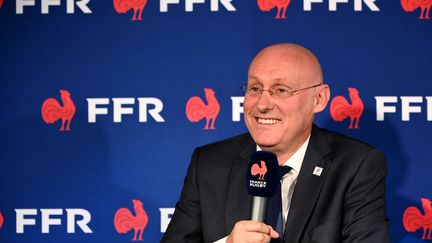 Le président de la Fédération française de rugby, Bernard Laporte (FRANCK FIFE / AFP)