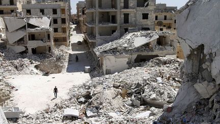 Une rue &agrave; Alep (Syrie), le 17 juin 2013. (REUTERS)