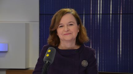 Nathalie Loiseau, ministre auprès du ministre de l'Europe et des Affaires étrangères, chargée des Affaires européennes. (JEAN-CHRISTOPHE BOURDILLAT / RADIO FRANCE)