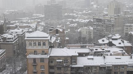 Une vue de Kiev (Ukraine) en novembre 2022. (METIN AKTAS / ANADOLU AGENCY)