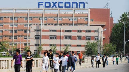 L'usine Foxconn de Yantai (Chine), le 5 juin 2010. (LIN LIN / IMAGINECHINA / AFP)