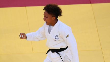 Amandine Buchard en action, le 25 juillet 2021. (FRANCK FIFE / AFP)