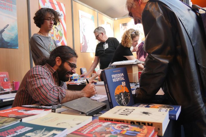 Stand Ça &amp; là Angoulême 2017
 (Laurence Houot / Culturebox)