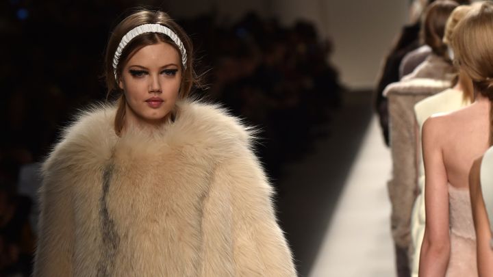 Défilé Fendi automne-hiver 2015-16, à Milan en février 2015
