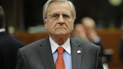 Jean-Claude Trichet, lors de l'ouverture du sommet de l'UE, à Bruxelles, le 24 mars 2011 (AFP/John THYS)