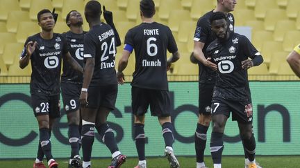 Lille enchaîne sa sixième victoire consécutive dimanche 7 février 2021, à Nantes. (SEBASTIEN SALOM-GOMIS / AFP)