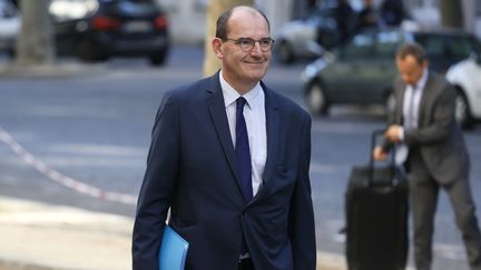 Le Premier ministre Jean Castex qui arrive au séminaire gouvernemental, le 11 juillet 2020. (THOMAS SAMSON / AFP)