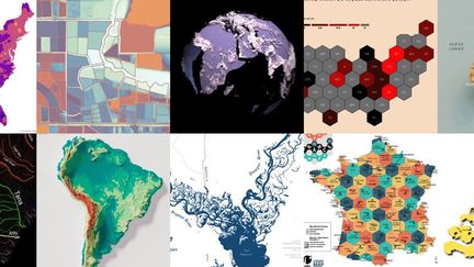 Le 30DayMapChallenge inspire des cartographes amateurs et professionnels du monde entier. (CAPTURE D'ÉCRAN TWITTER)