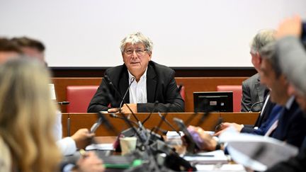 Eric Coquerel, le président de la commission des finances de l'Assemblée nationale, à Paris, le 16 octobre 2024. (BERTRAND GUAY / AFP)