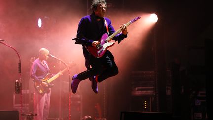 Le chanteur Matthieu Chédid ouvre la 47e édition du Printemps de Bourges. Image d'archive. (FLORENT SELVINI / MAXPPP)