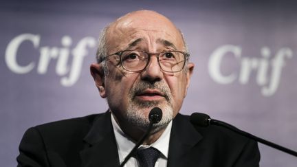 &nbsp;Francis Kalifat, président&nbsp;Conseil représentatif des institutions juives de France (Crif), le 17 novembre 2019 à Paris. (VINCENT ISORE / MAXPPP)