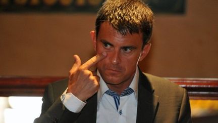 Manuel Valls lors de l'université d'été du PS. (afp)