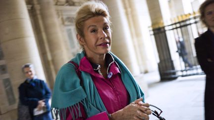 Frigide Barjot, ex-&eacute;g&eacute;rie des opposants au mariage pour tous, le 8 octobre 2013 &agrave; Paris. (FRED DUFOUR / AFP)