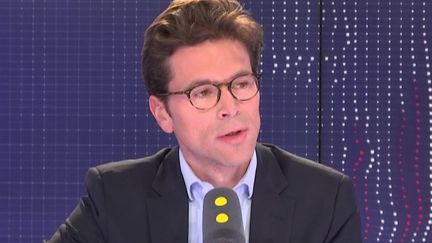 Geoffroy Didier invité de franceinfo mardi 7 mai.&nbsp; (FRANCEINFO / RADIOFRANCE)