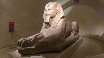 La sculture du Grand Sphinx de Tanis. Au musée du Louvre. (PAWEL LIBERA / LIGHTROCKET / GETTY IMAGES)