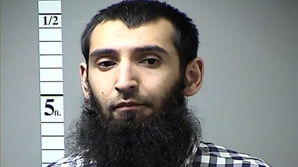 Sayfullo Saipov, suspect de l'attentat du 31 octobre à New York (Etats-Unis).&nbsp; (HANDOUT / ST. CHARLES COUNTRY DEPT. OF COR / AFP)