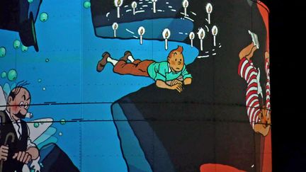 "Expo immersive Tintin" aux Bassins des Lumières de Bordeaux (France 3 Nouvelle Aquitaine)