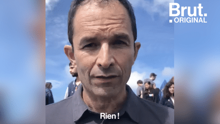 VIDEO. Benoît Hamon sur l’immigration : "La France elle fait quoi de différent de l’Italie ?"  (BRUT)