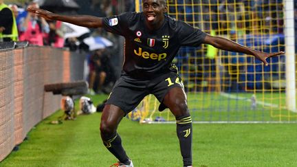 Le champion du monde tricolore, Blaise Matuidi, peut exulter : il a offert la victoire à la Juventus. (ANDREAS SOLARO / AFP)