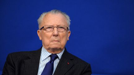 Jacques Delors au ministère de l'Économie à Paris, le 6 novembre 2012. (ERIC PIERMONT / AFP)