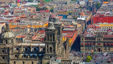 La place de la Constitucion à Mexico City. (ARTERRA / UNIVERSAL IMAGES GROUP EDITORIAL)