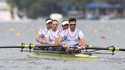  Franck Solforosi, Thomas Baroukh, Guillaume Raineau et Thibault Colard. (SOEREN STACHE / DPA)