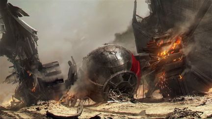 &nbsp; (L'un des images que l'on peut découvrir dans le nouveau making of de l'épisode VII dévoilé ce vendredi à San Diego. © LucasFilm)