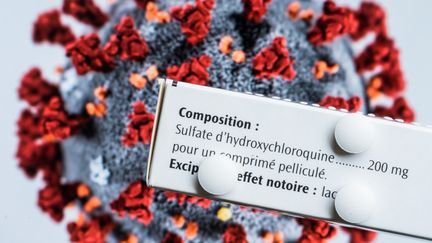 Des comprimés d'hydroxychloroquine. (VOISIN / PHANIE / AFP)